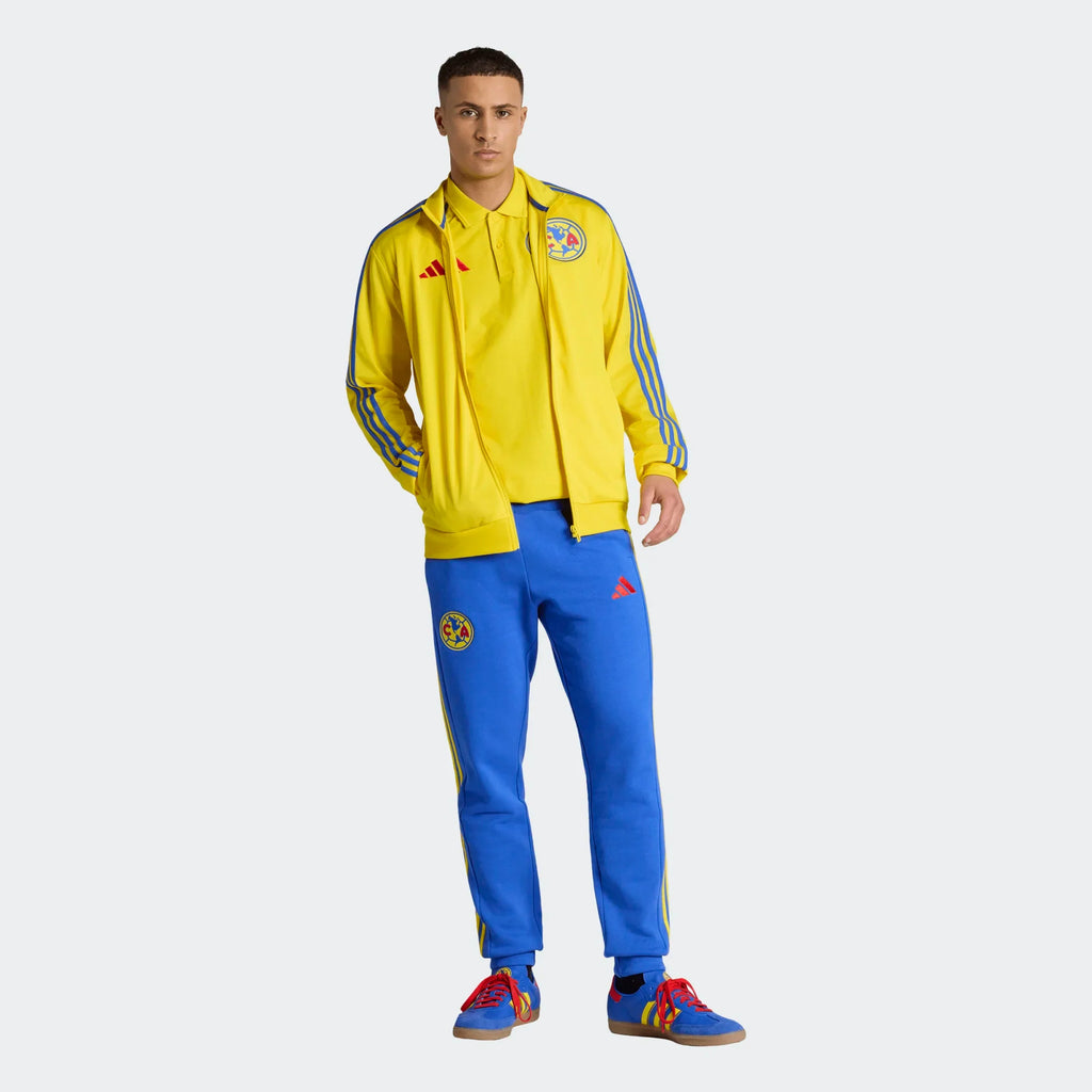 adidas Club America DNA Track Top Mens Soccer Jacket Yellow