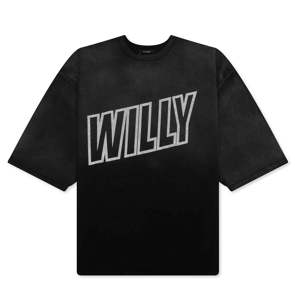 Willy Inside Out Buffalo Tee Black