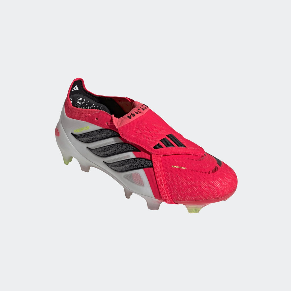 adidas Predator Elite Fold Over Tongue FG Firm Ground Mens Soccer Cleats Lucid Red Black White