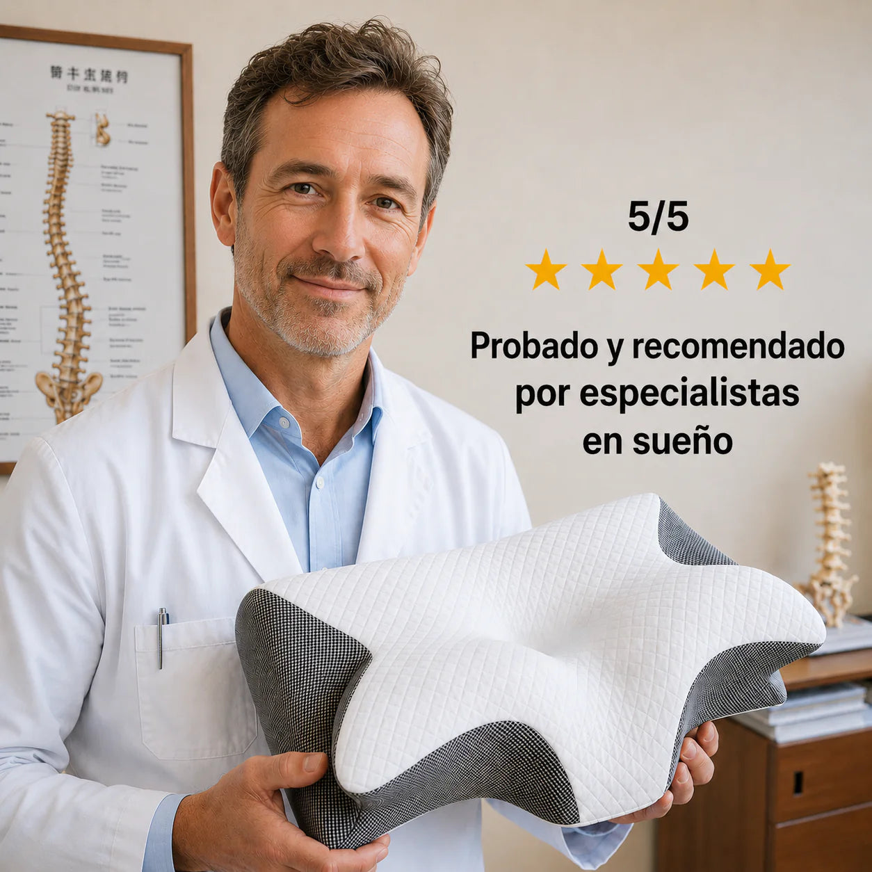 OrthoSleep Almohada de Soporte Cervical