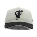 FEATURE x New Era 59FORTY Curved A Frame Fitted Old English F Chrome Black