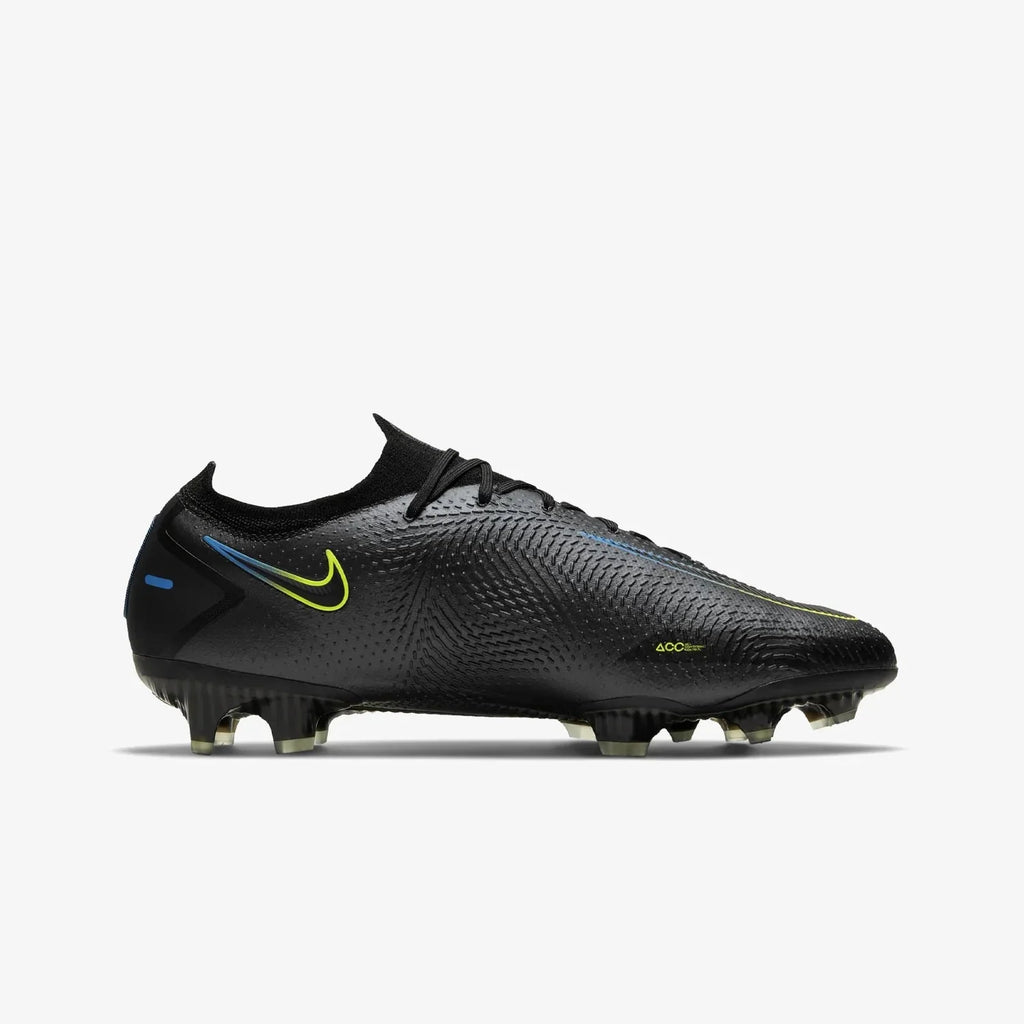 Nike Phantom GT Elite FG Firm Ground Soccer Cleats Black Blue