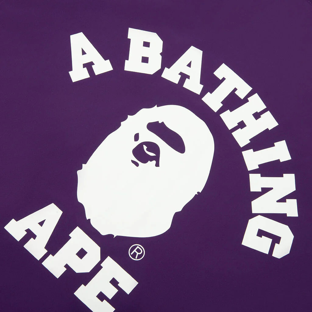 College Coach Jacket Purple