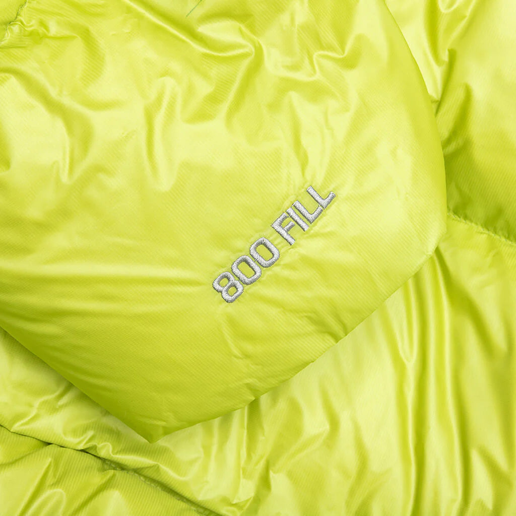 Micro Ripstop Down Parka Lime