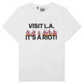 LA Riot Tee White