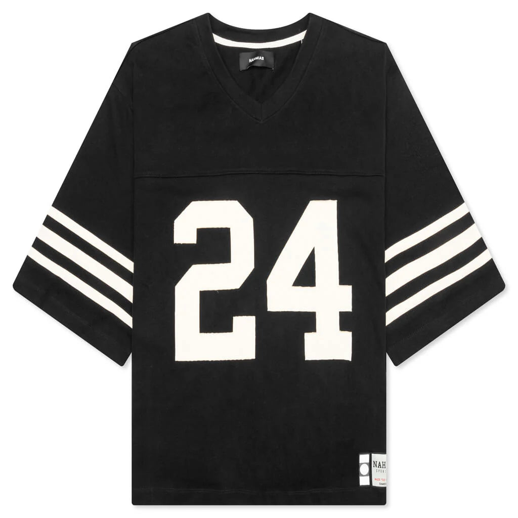 Heavy cotton 24 Football Jersey Black