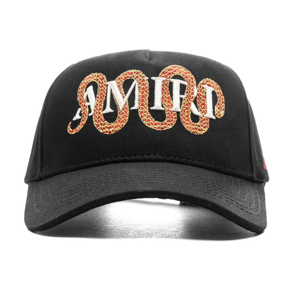 Snake Canvas Hat Black