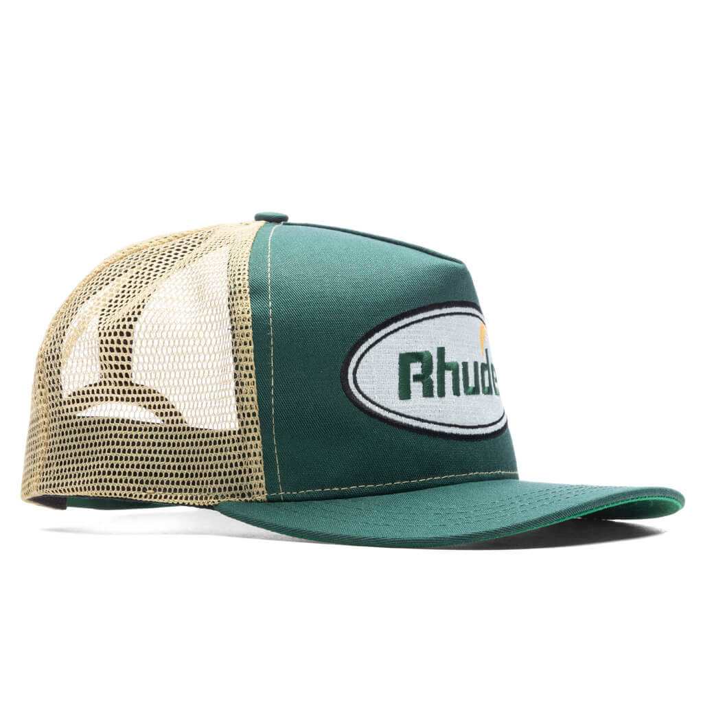 Moonlight Trucker Green White
