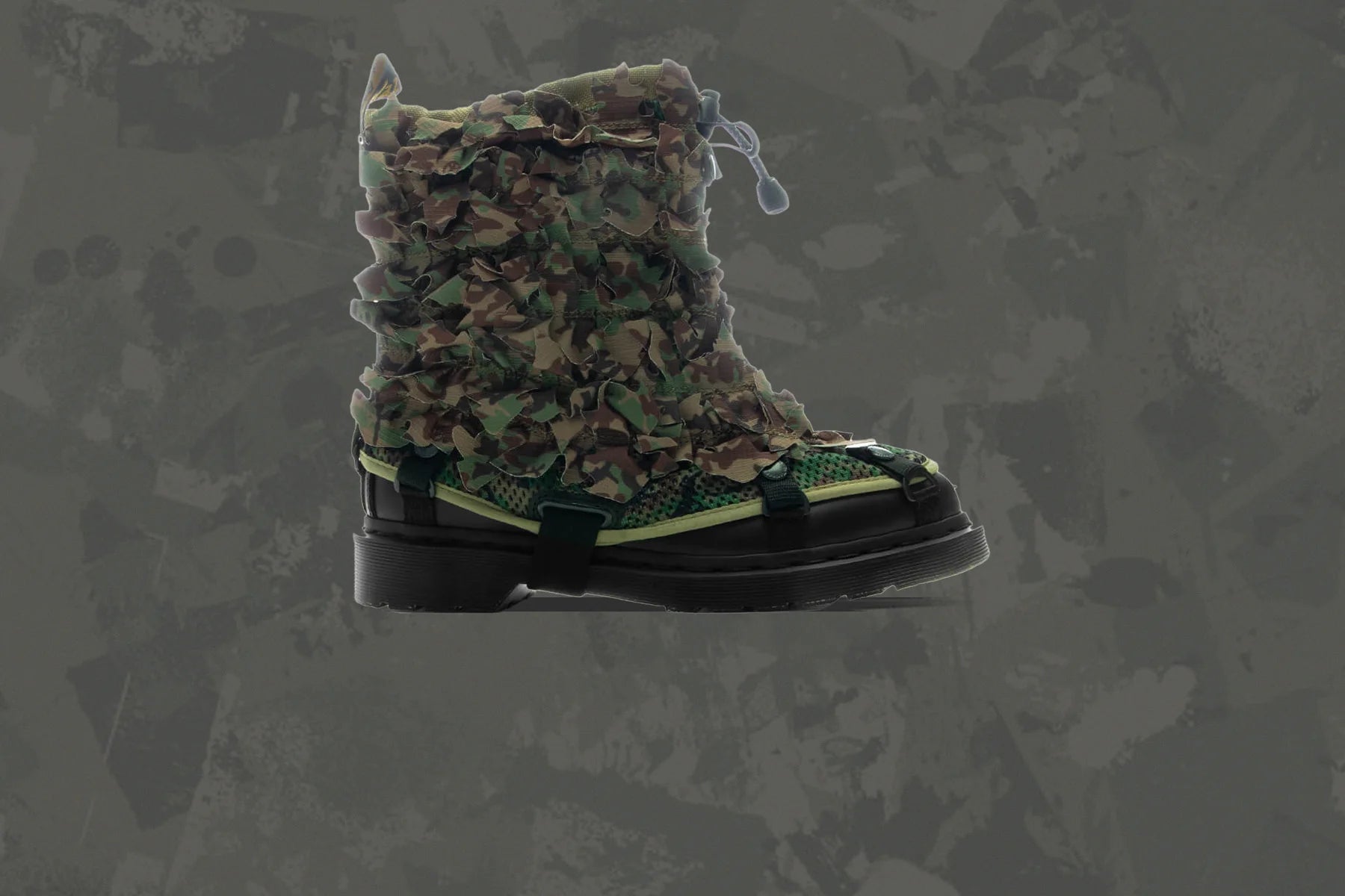 Dr Martens x Babylon 1460 Black Camo