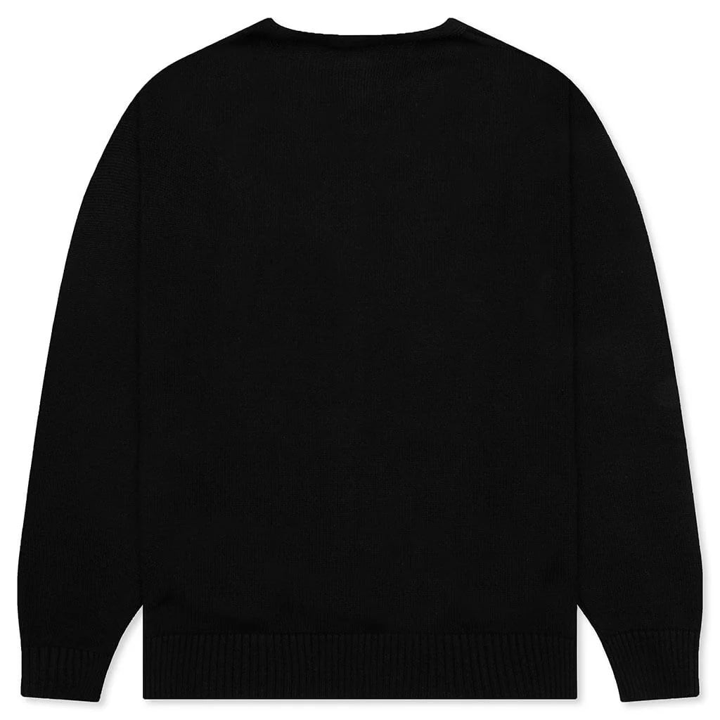 Arch Logo Crewneck Sweater Black