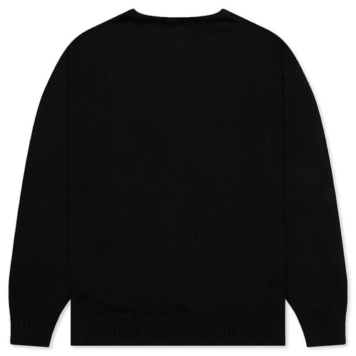 Arch Logo Crewneck Sweater Black