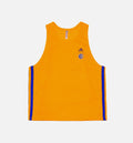 Eric Emanuel Hoops Tank Mens Shirt Gold