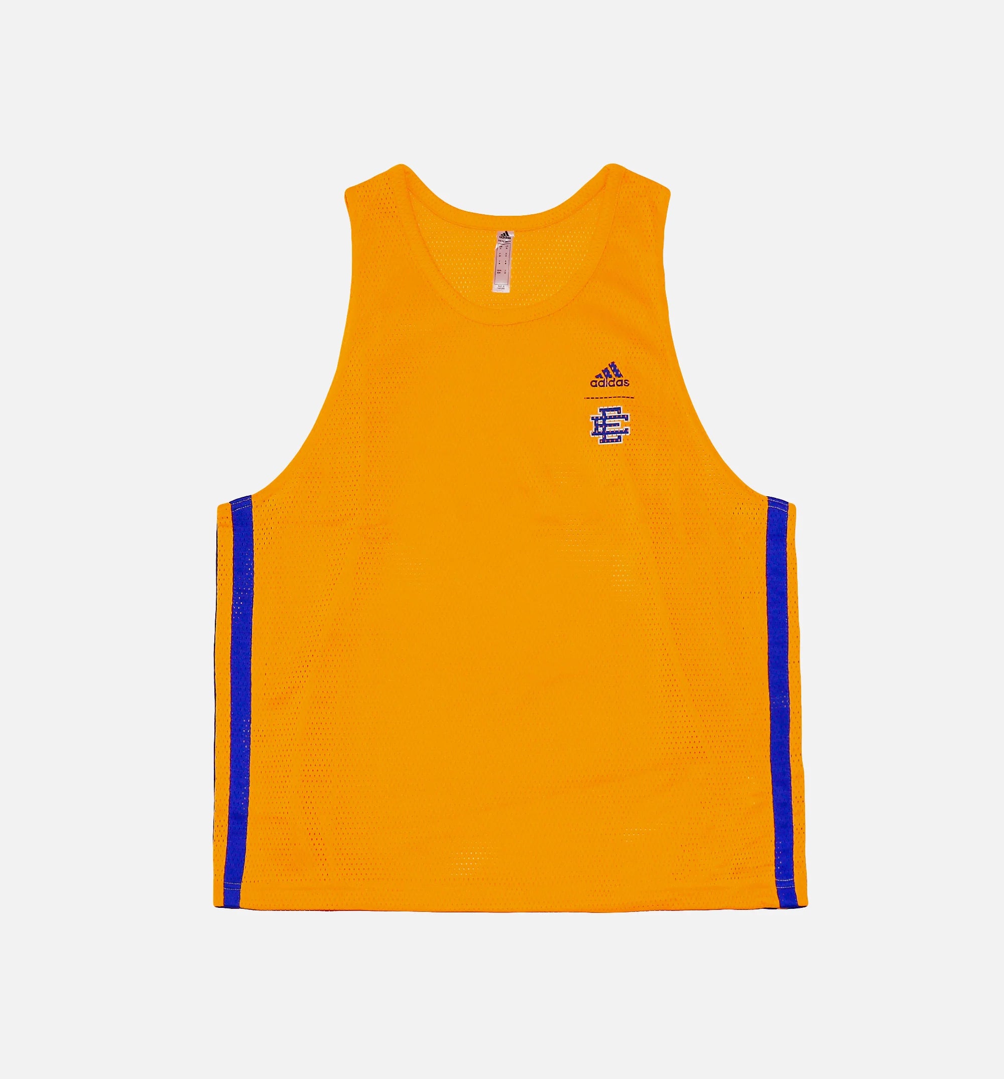 Eric Emanuel Hoops Tank Mens Shirt Gold