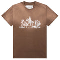 Goodbye Goodbye Tee Mustang Brown