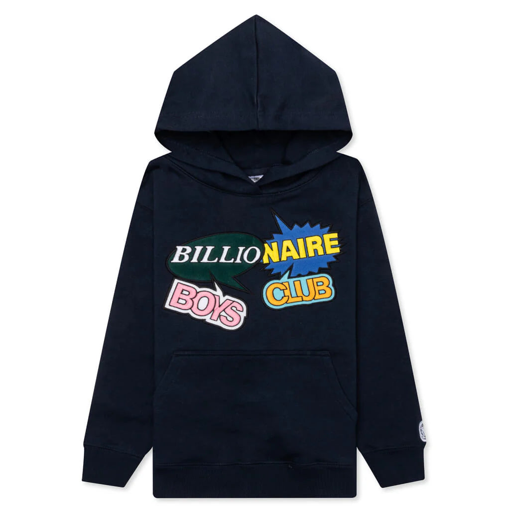 Kids BB Talk Pullover Hoodie Navy Blazer