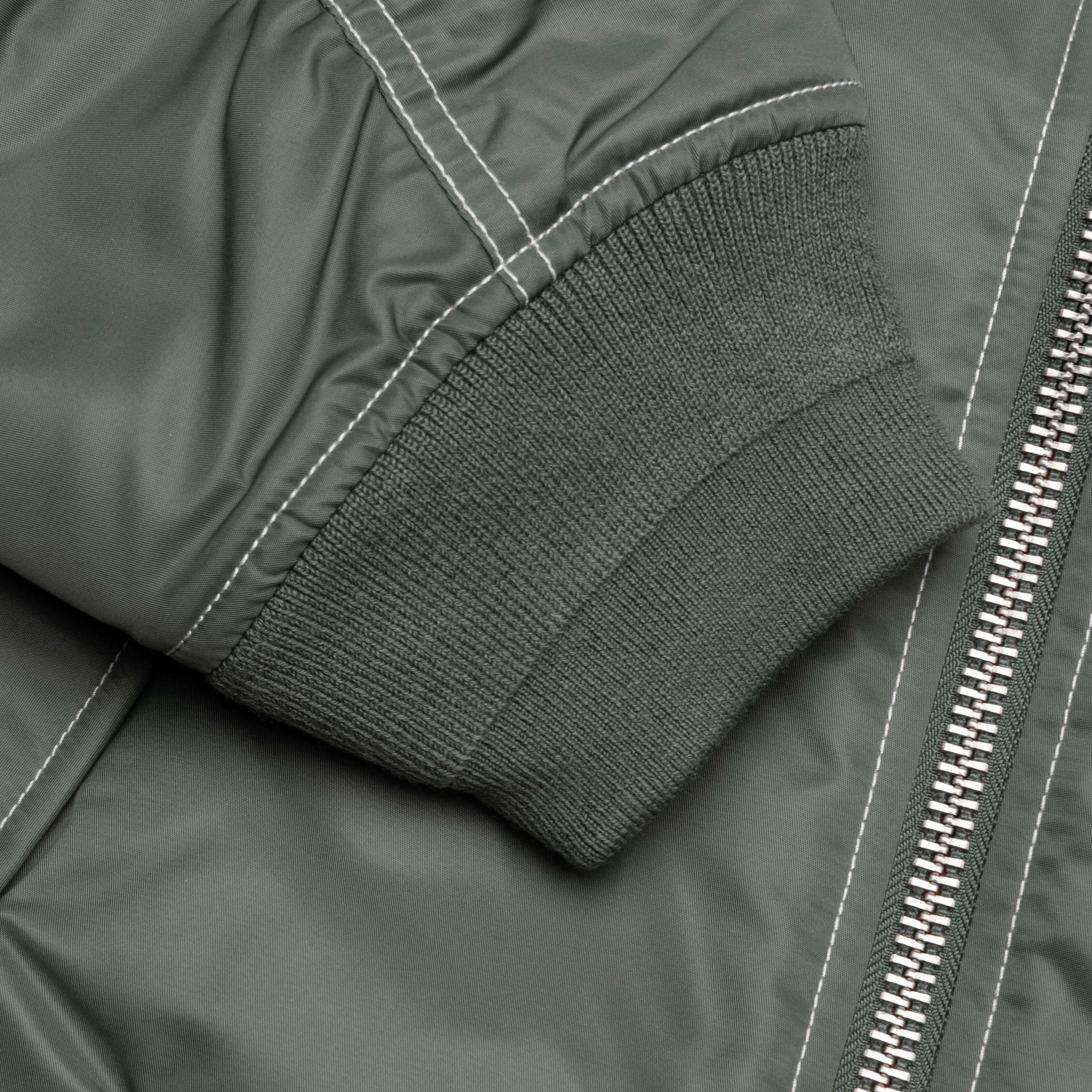 Built Bomber Jacket Green