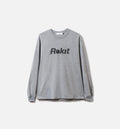 Oblique Mens Long Sleeve T Shirt Grey