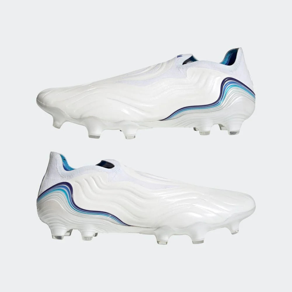adidas Copa Sense FG Firm Ground Boots White Blue