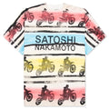 Gotcha Tee White Pink Blue
