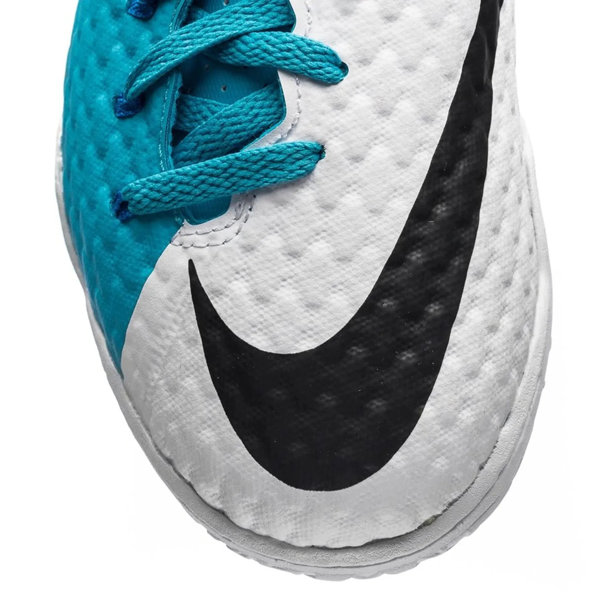 Nike Jr HypervenomX Phelon III IC Indoor Soccer Shoes White Black Photo Blue