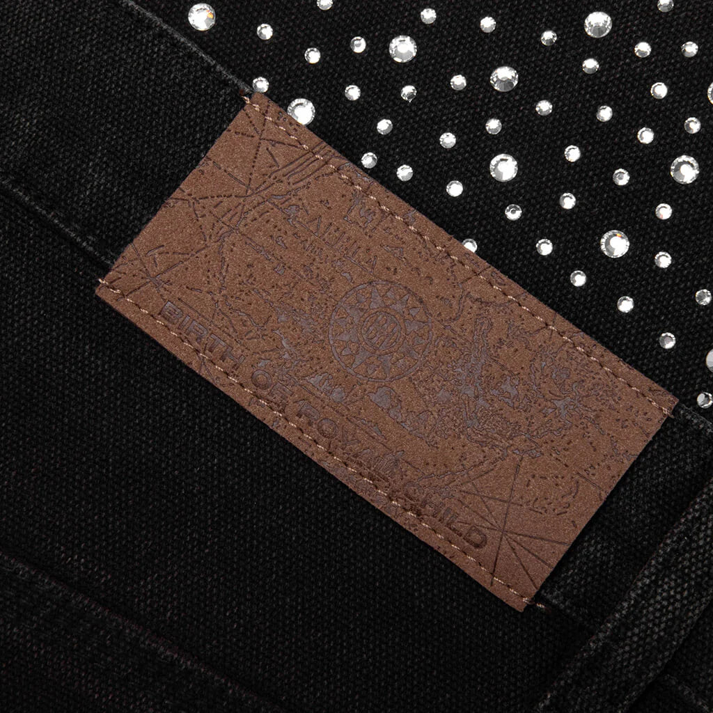 20K Diamond Jorts Black