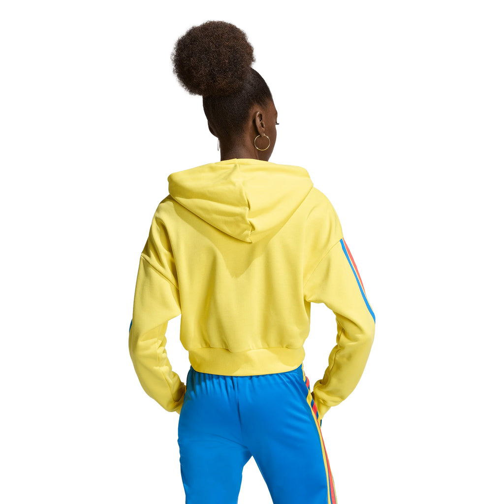 adidas Colombia DNA Womens Soccer Hoodie Yellow