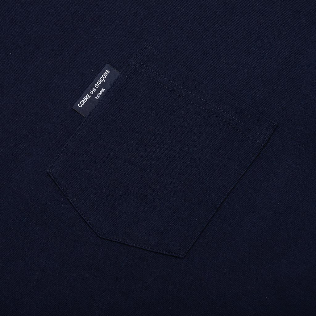 Adjustable Waist Pocket T Shirt Navy