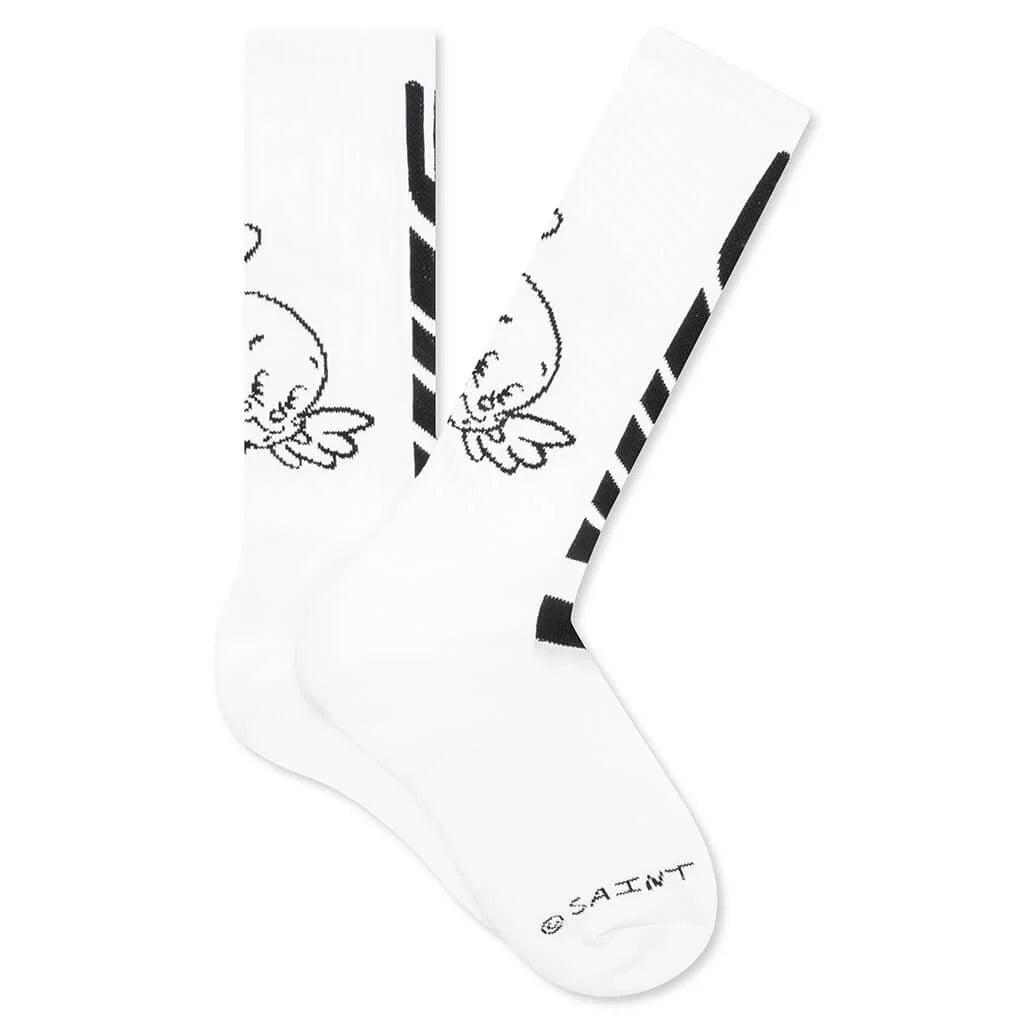 Angel Socks White