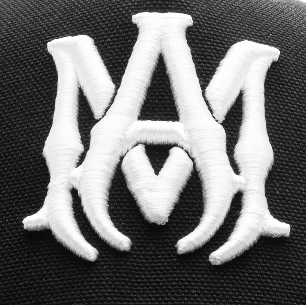 MA Logo Trucker Hat Black White