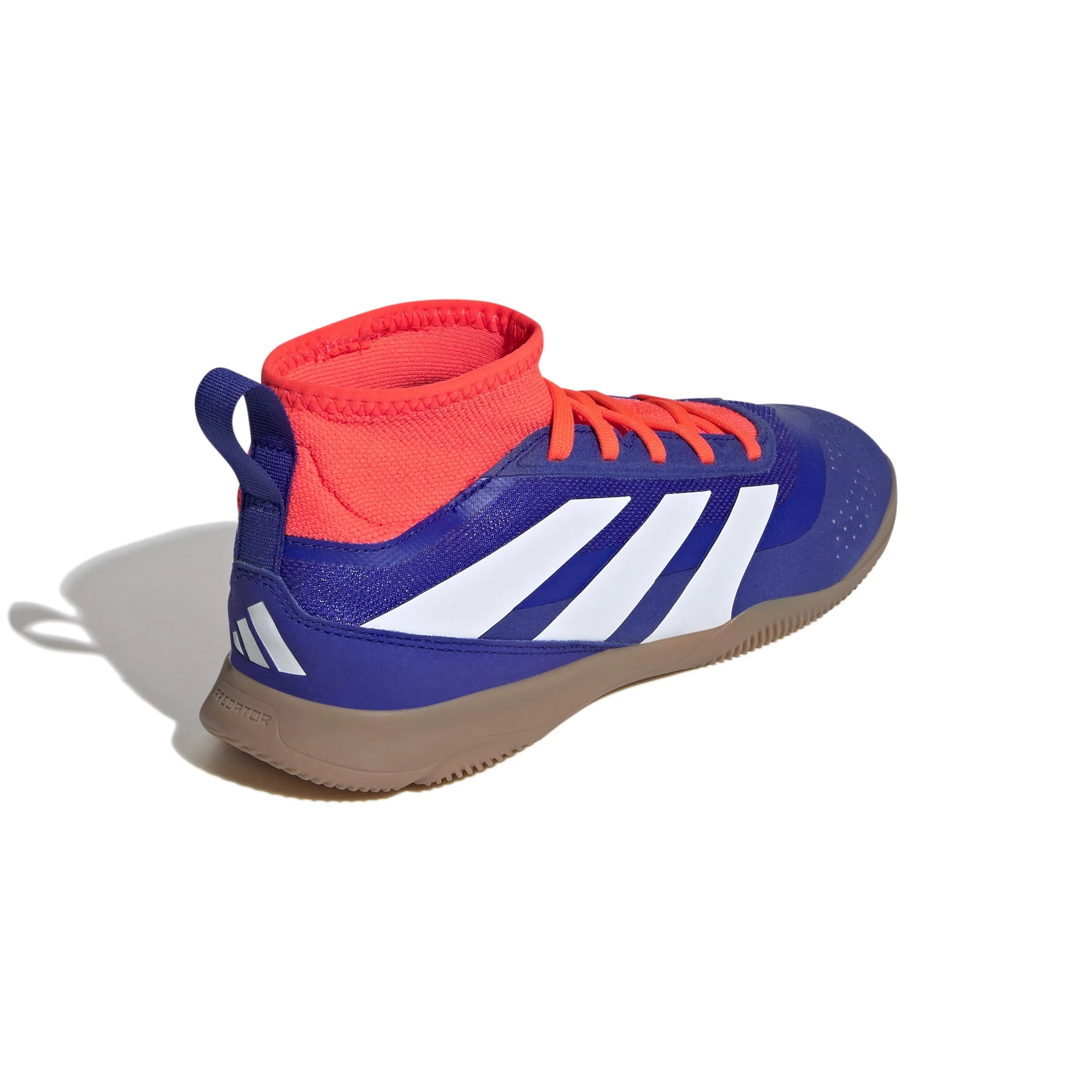 adidas Predator League IN Junior Indoor Soccer Shoes Lucid Blue White Solar Red
