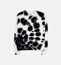 Nice Day Tie Dye Crewneck Mens Crew Black White