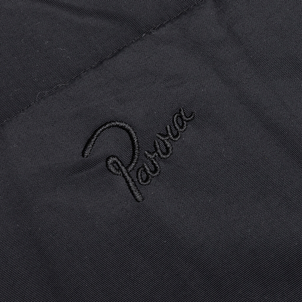 Trees in Wind Puffer Jacket Black
