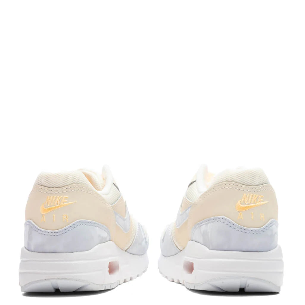 Air Max 1 GS Pale Ivory Football Grey Melon Tint