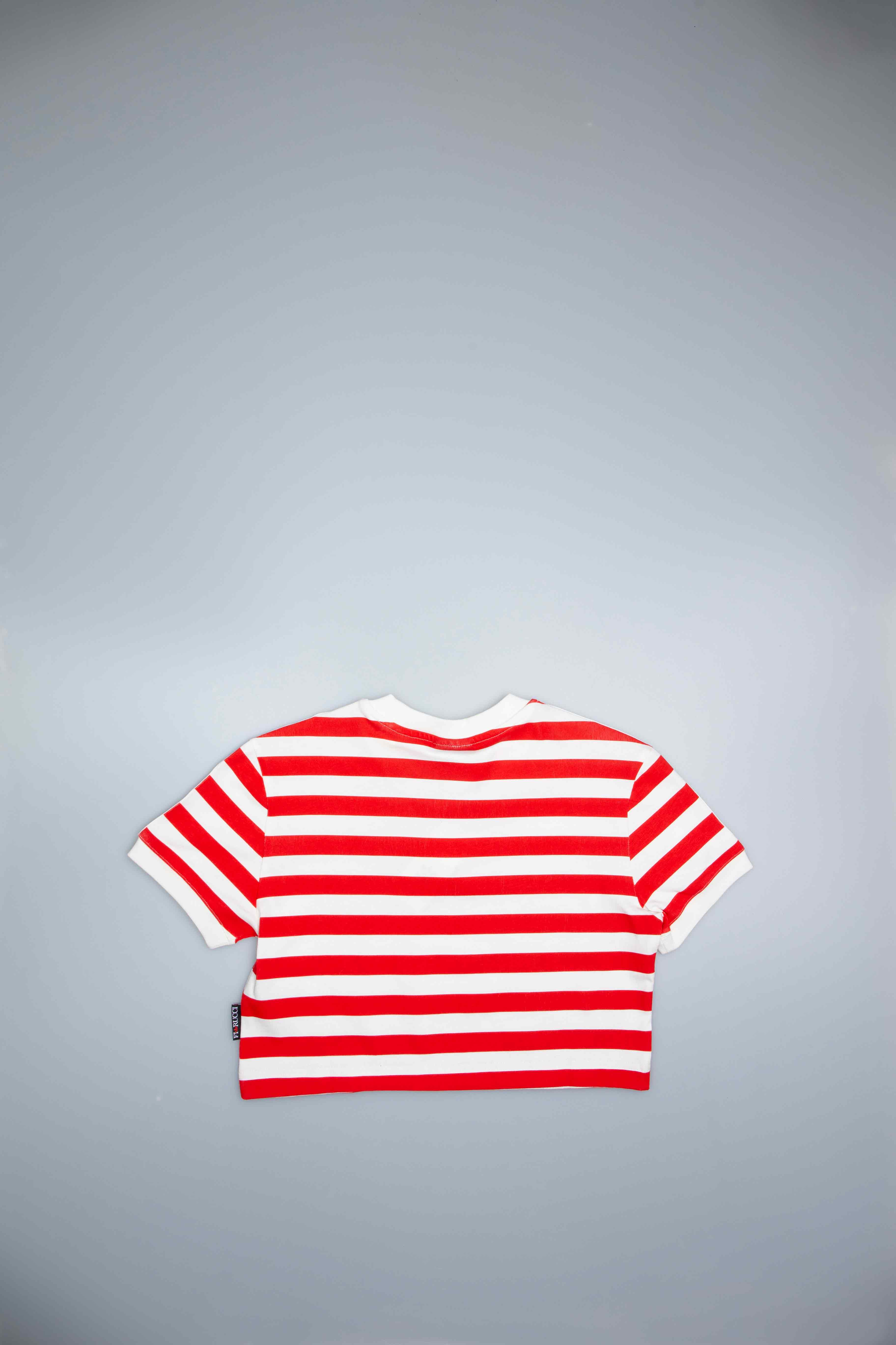 adidas X Fiorucci Womens Crop Top White Red