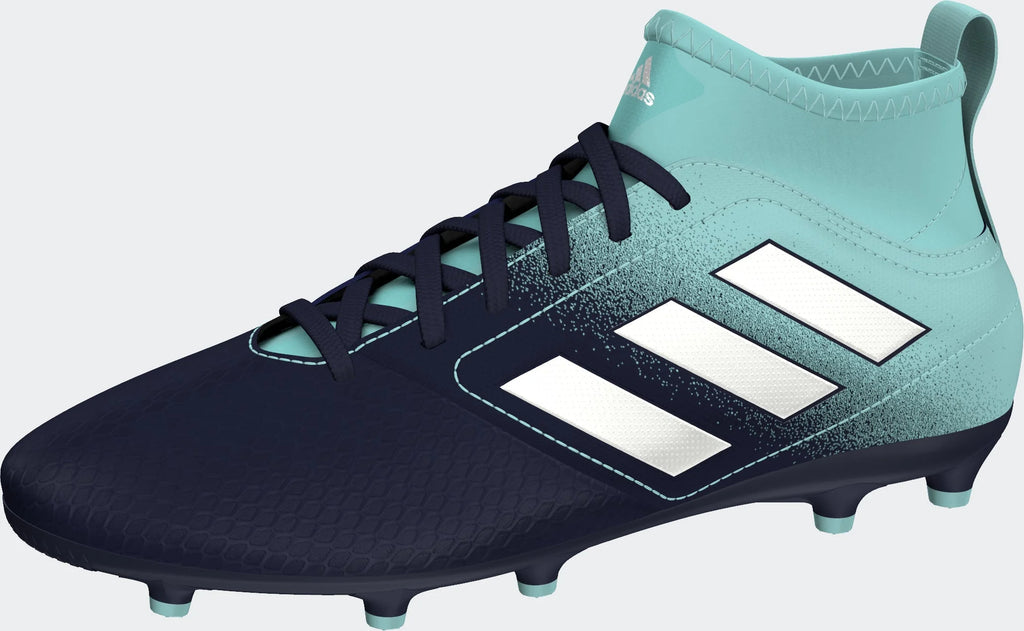 adidas ACE 173 FG J Youth Firm Ground Soccer Cleats Aqua White Legend Ink