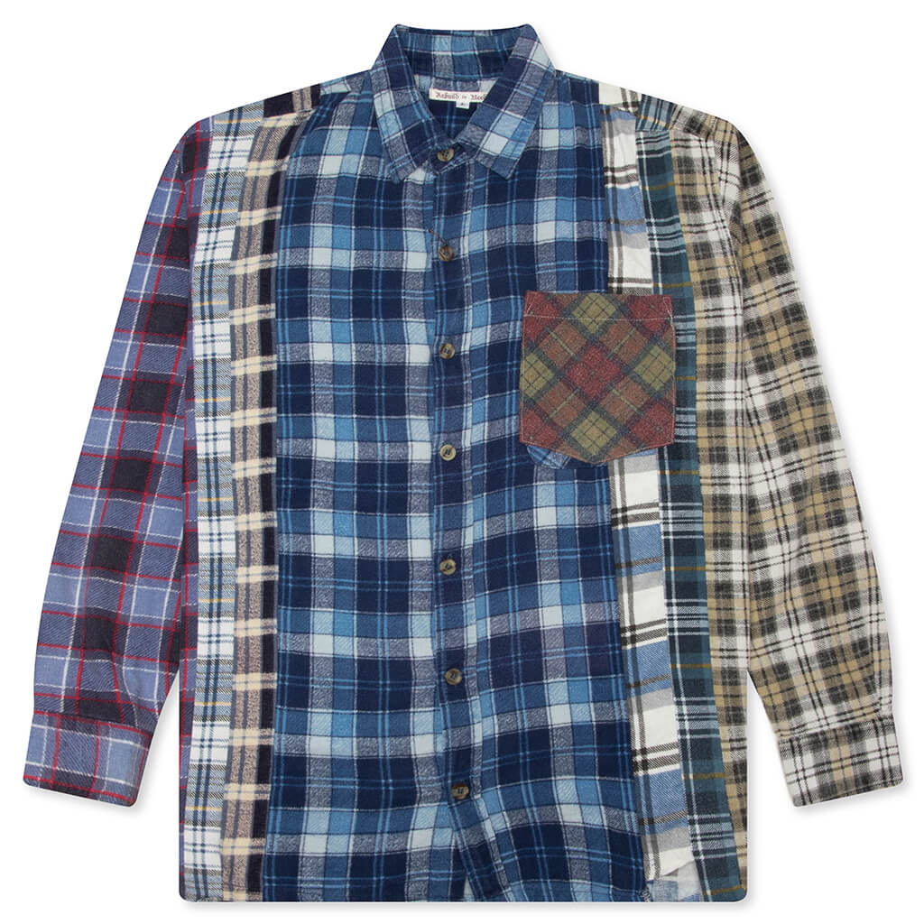7 Cuts Flannel Shirt Assorted