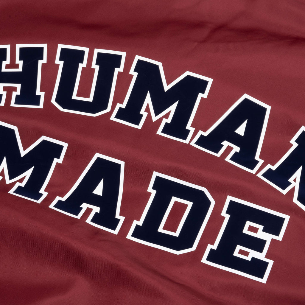 Nylon Stadium Jacket Burgundy