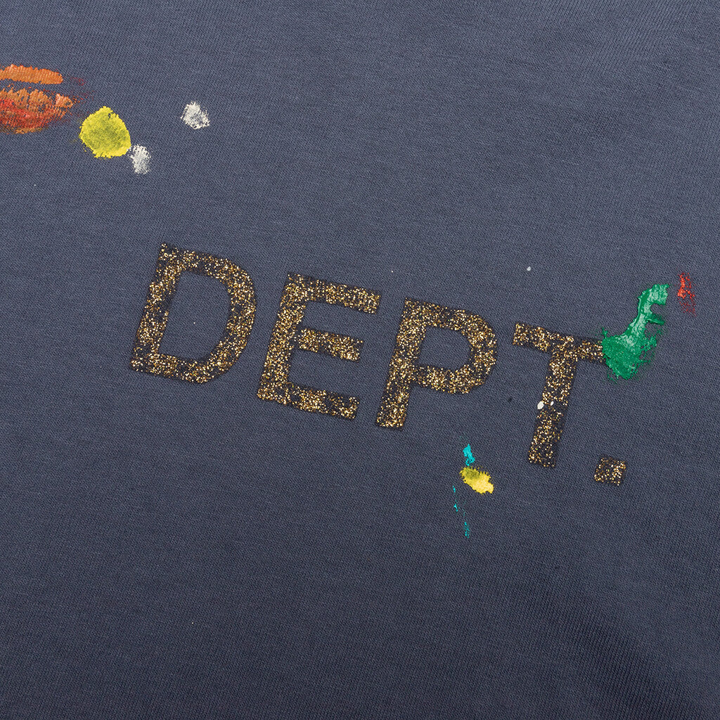Dept Logo Handpainted Tee Navy