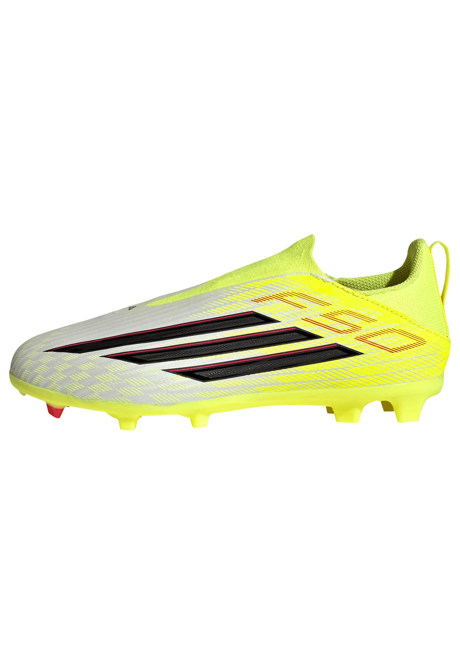 adidas F50 League Laceless FG MG Firm Ground Multi Ground Youth Soccer Cleats Yellow Black Red