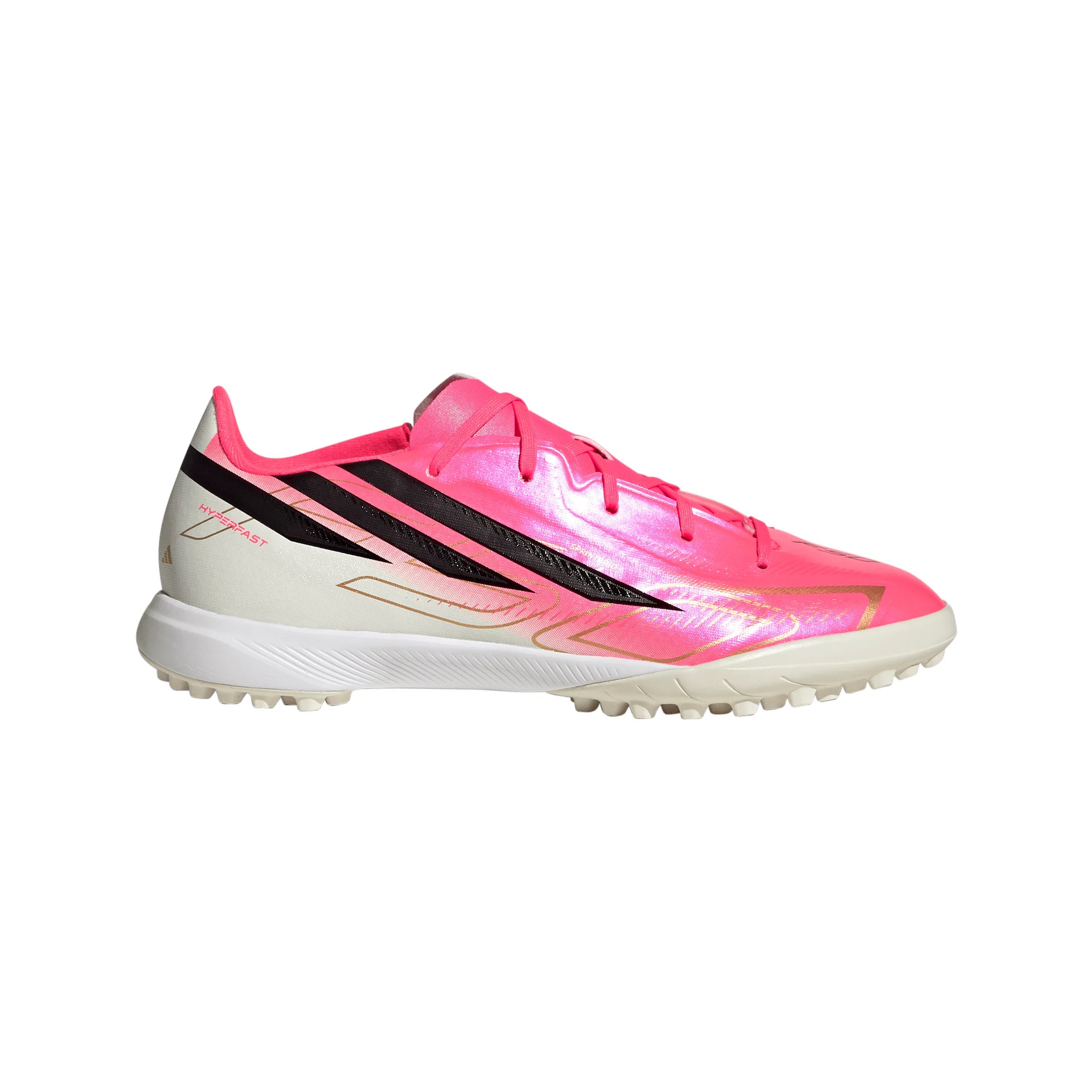adidas F50 Hyperfast League Turf Youth Soccer Cleats Turquesa Black Gold