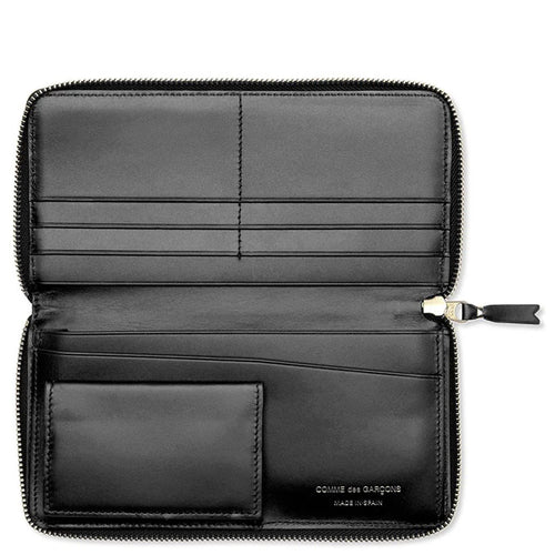 Comme des Garcons SA0110 Huge Logo Leather Wallet Black