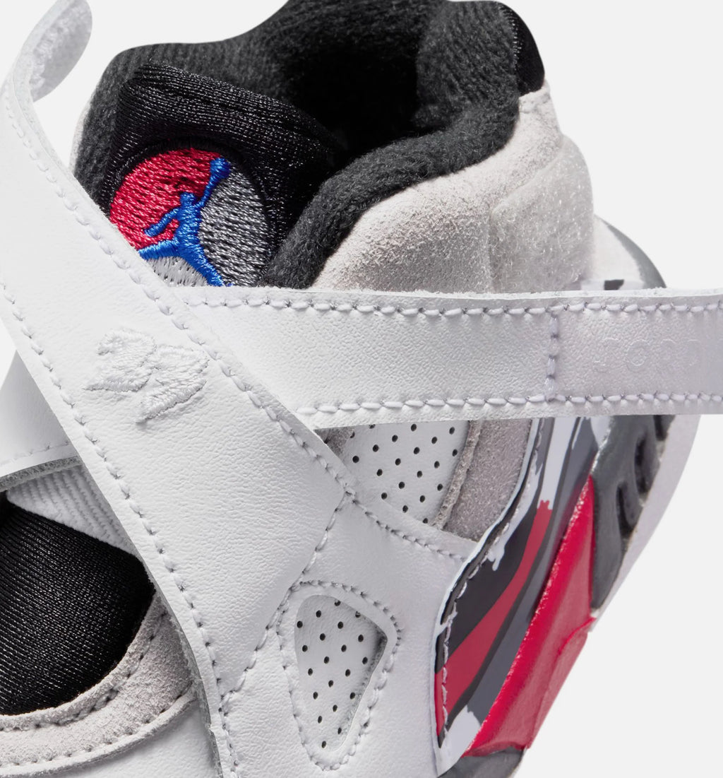 Air Jordan 8 Retro White And True Red Infant Toddler Lifestyle Shoe White Black True Red