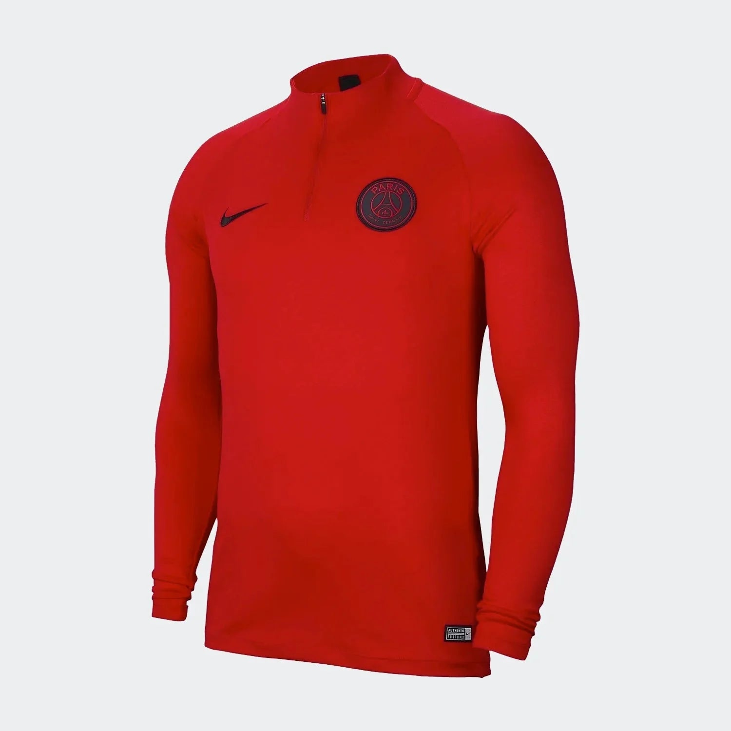 Nike Dri Fit Paris Saint Germain Drill Top Red Grey