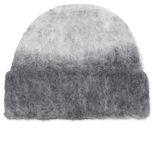 Ombre Knit Beanie Light Grey