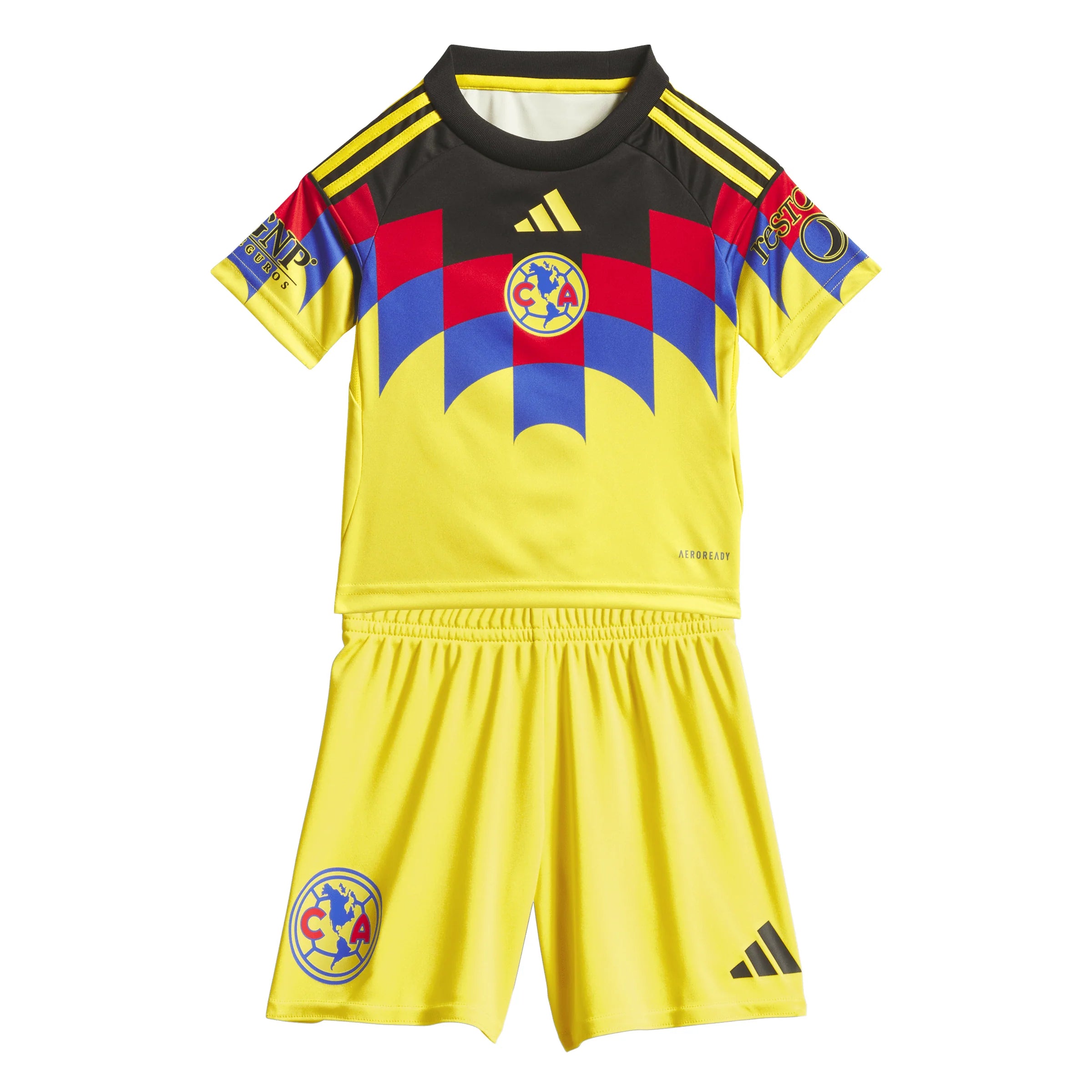 adidas Club América 25 26 Home Mini Kit Kids Yellow