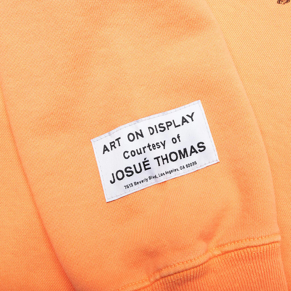 Dept Logo Hoodie Fluorescent Orange