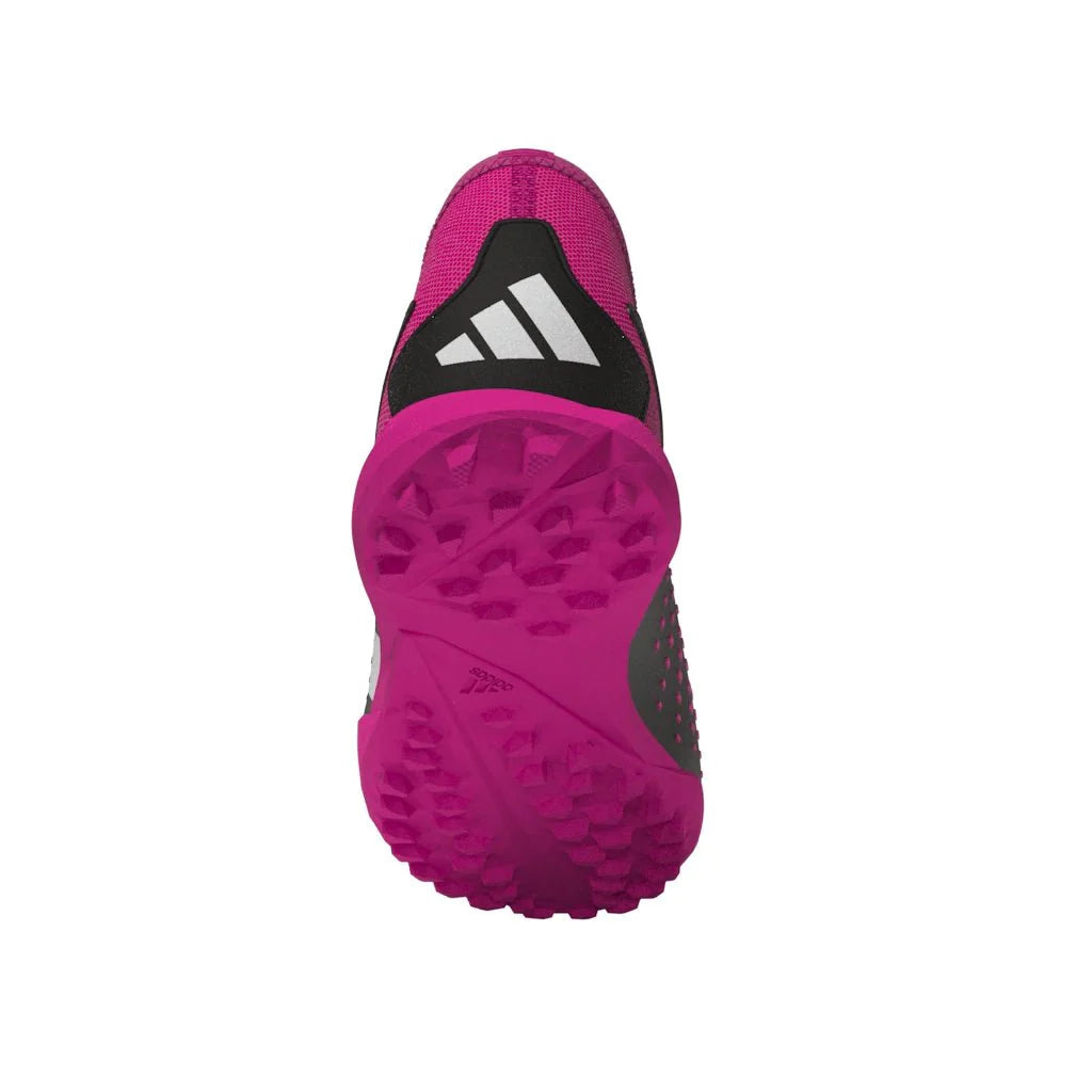 adidas Predator Accuracy3 TF Youth Turf Soccer Cleats Black White Shock Pink
