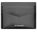 Card Holder in Classic 4G Leather Black Burgundy