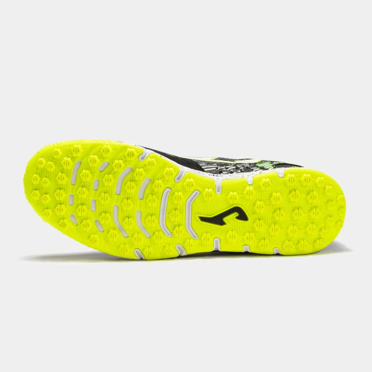 Joma Mundial 2201 TF Mens Soccer Cleats Black Fluo Yellow