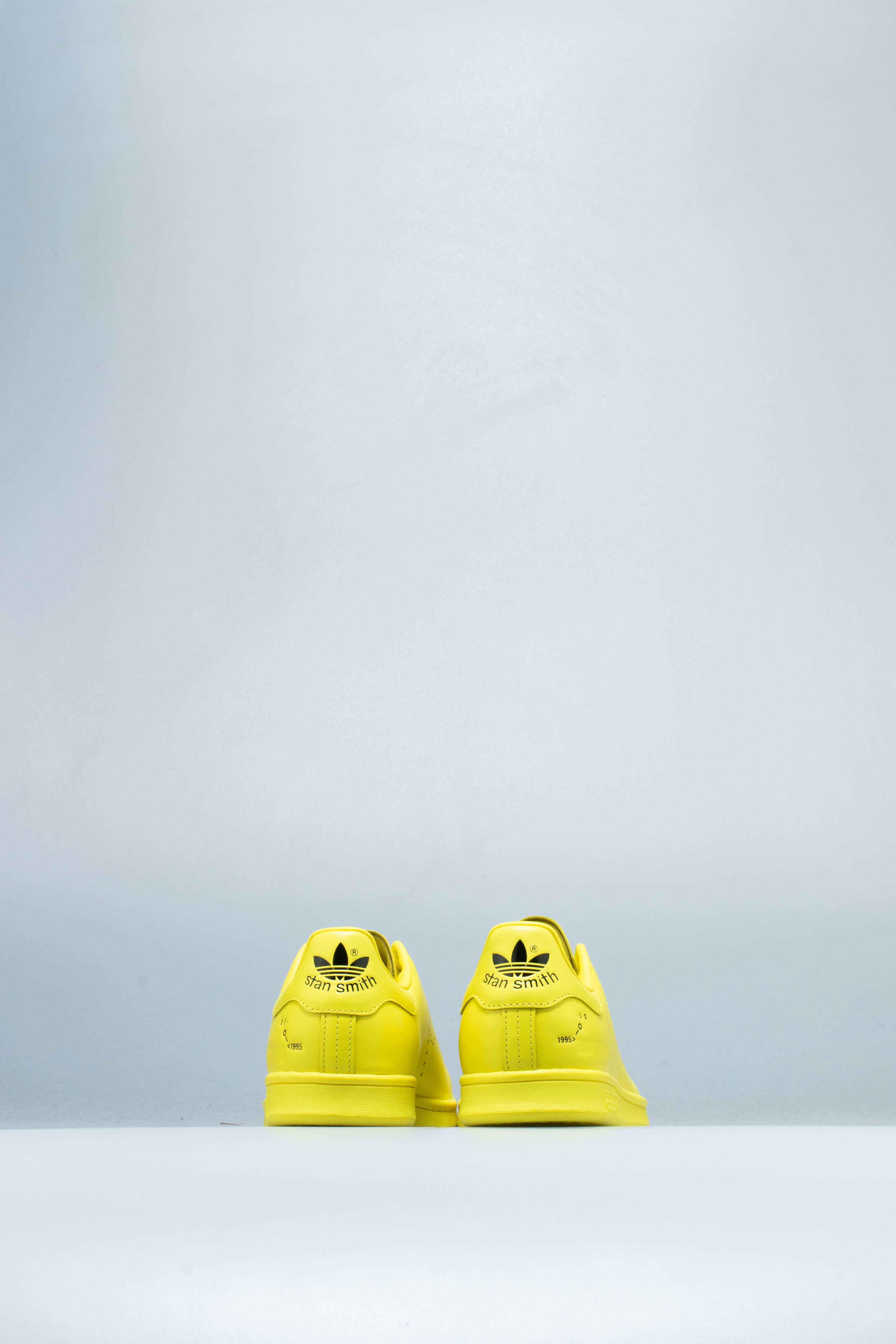 Raf Simons Stan Smith Mens Shoes Bright Yellow Pure Yellow Cloud White